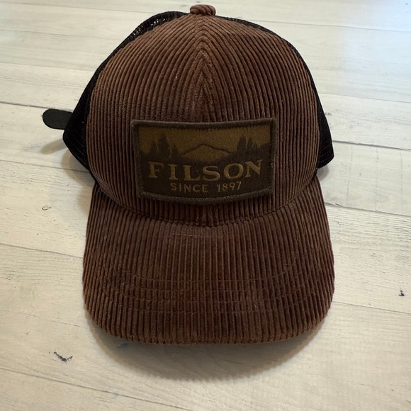 Filson Corduroy‎ brown logger cap dark brown - Picture 1 of 5